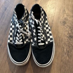 Checkered Vans OldSkool Sz 9.5